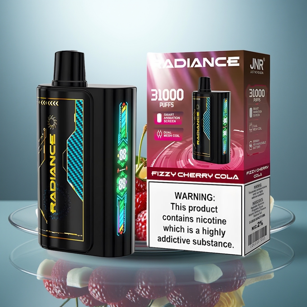 JNR Radiance 31000 Puffs 28ml 950mAh FIZZY CHERRY COLA