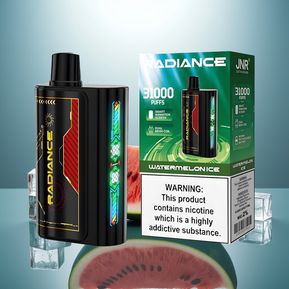 JNR Radiance 31000 Puffs 28ml 950mAh WATERMELON ICE