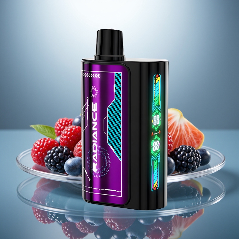 JNR Radiance 31000 Puffs 28ml BLUEBERRY SOUR RASPBERRY Dual Mesh 950mAh