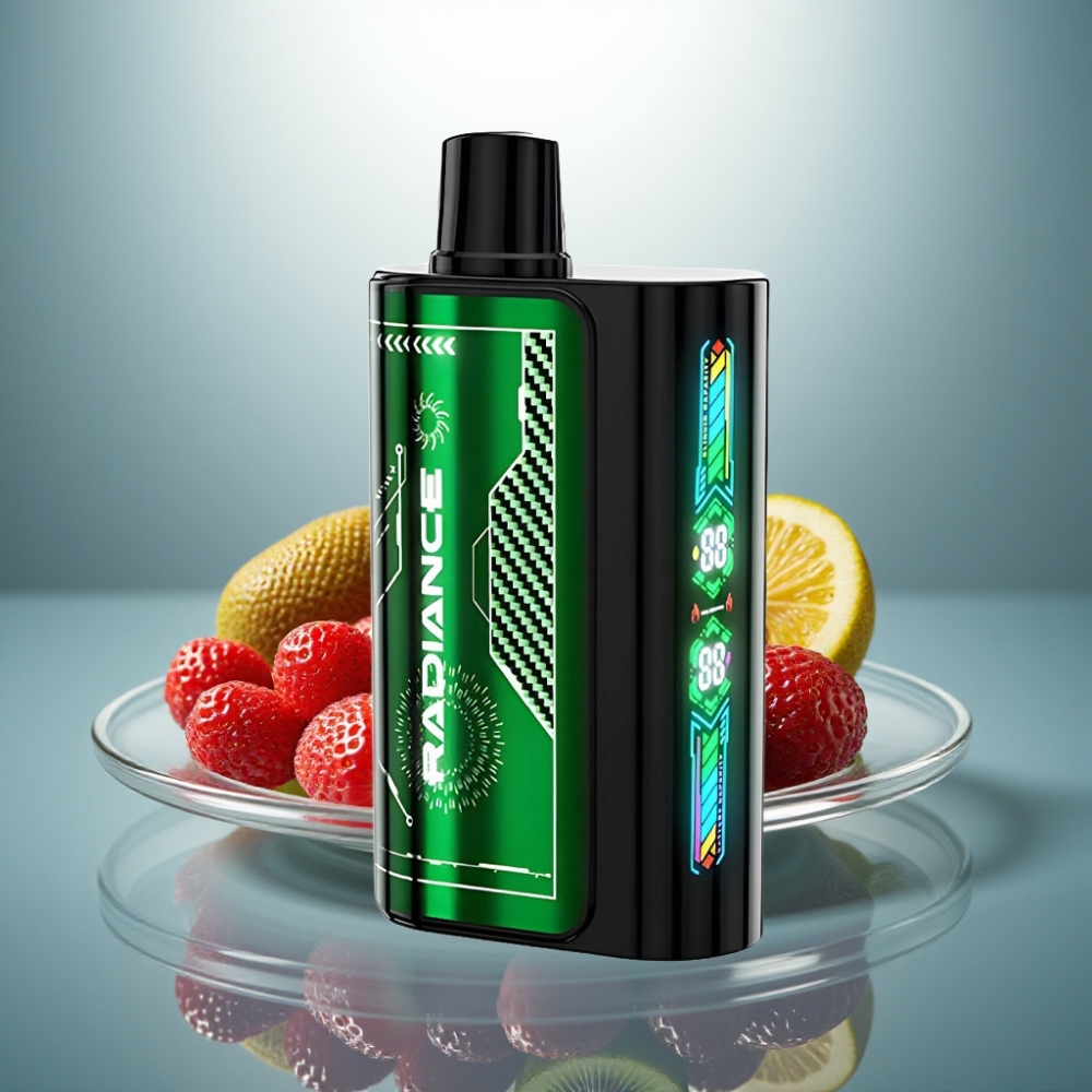 JNR Radiance 31000 Puffs 28ml Dual Mesh 2% STRAWBERRY KIWI