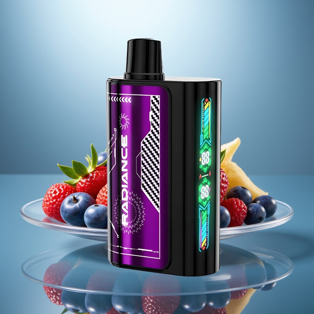 JNR Radiance 31000 Puffs 28ml Dual Mesh BLUE RAZZ CHERRY