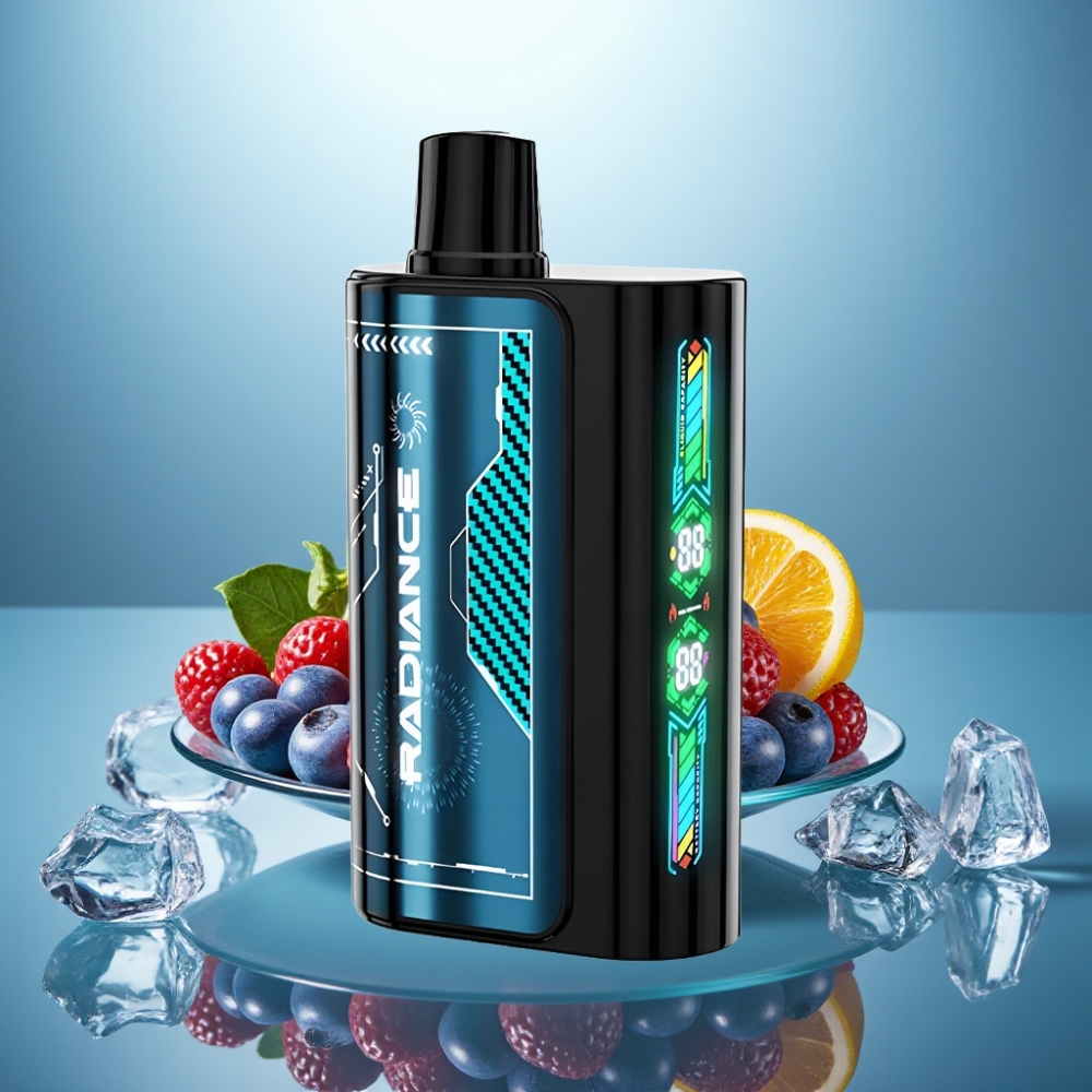 JNR Radiance 31000 Puffs 28ml Dual Mesh BLUE RAZZ ICE