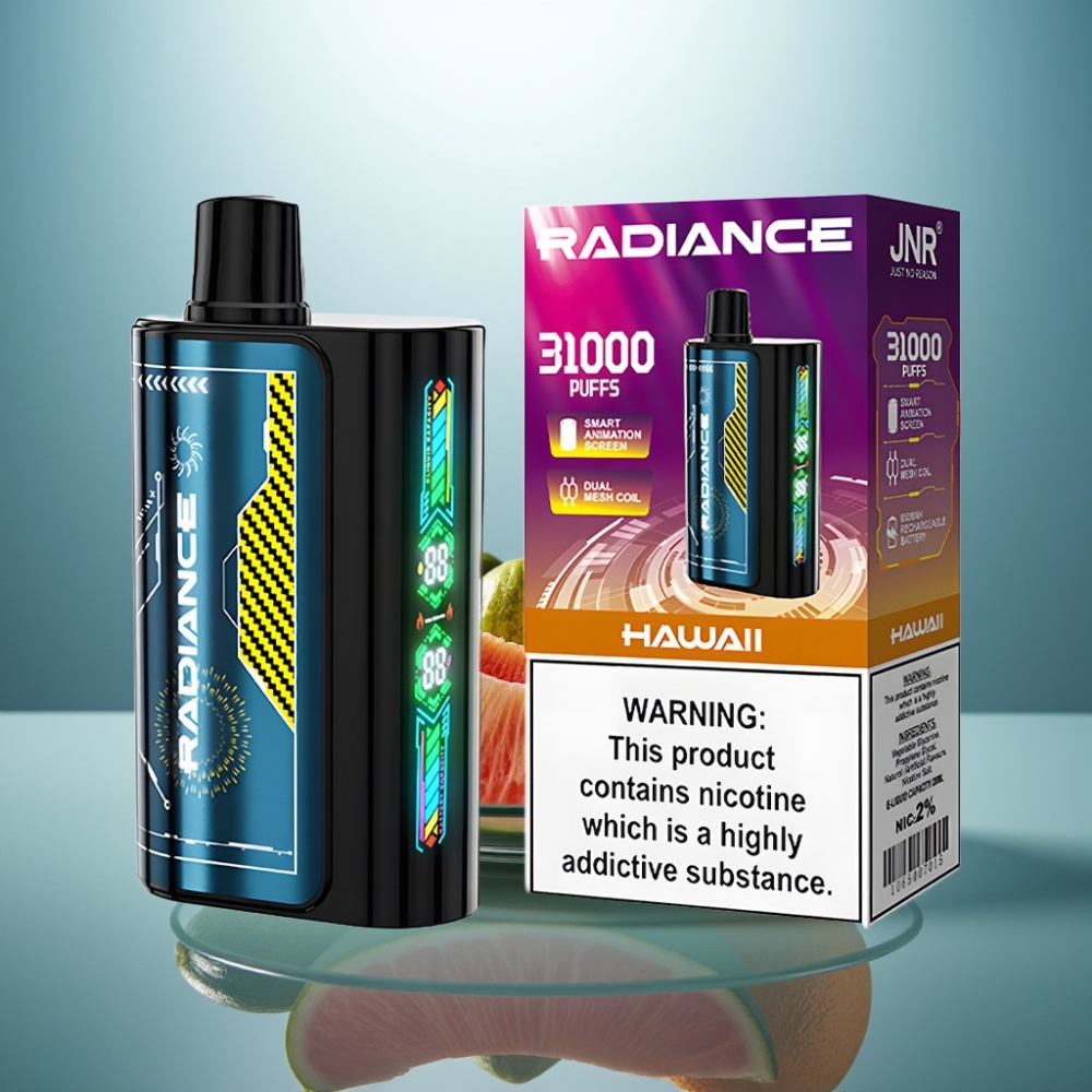 JNR Radiance 31000 Puffs 28ml Dual Mesh HAWAII