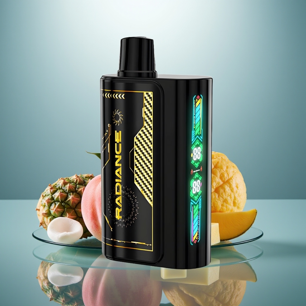 JNR Radiance 31000 Puffs 28ml Dual Mesh Peach Mango Pineapple