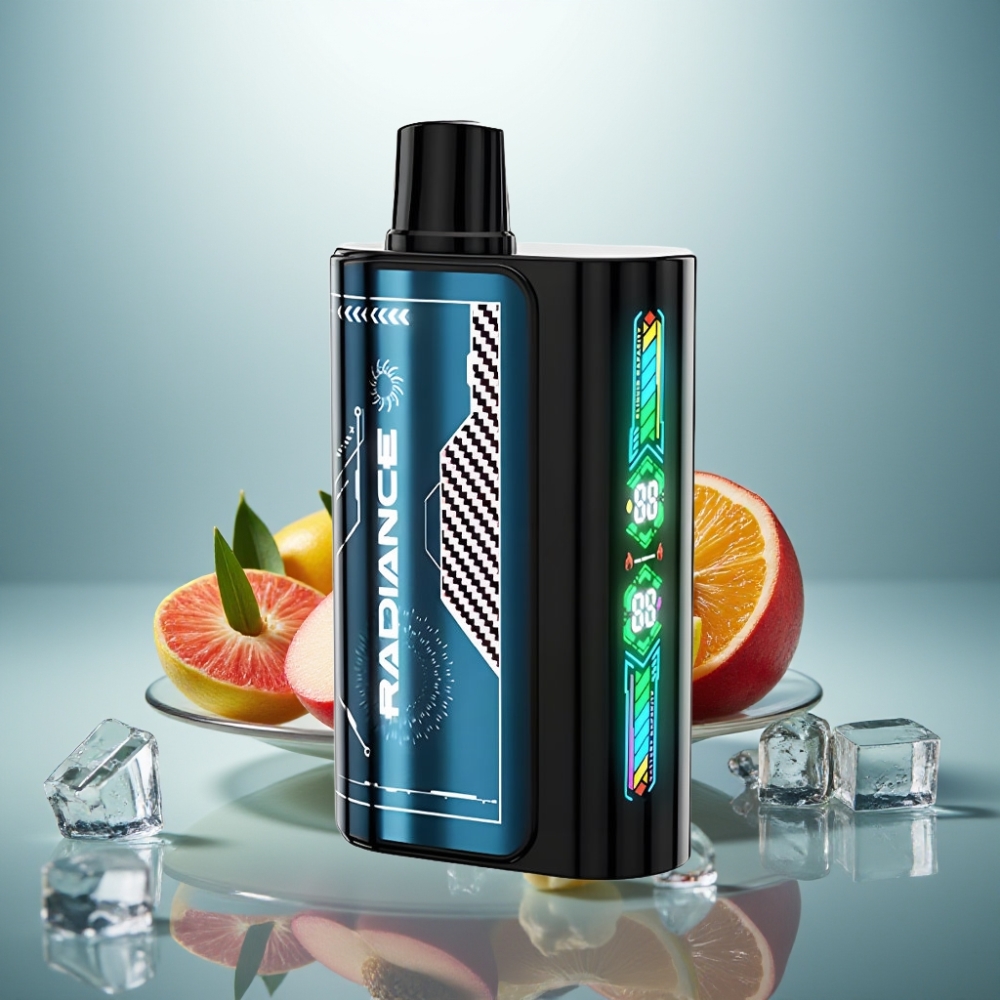 JNR Radiance 31000 Puffs 28ml Dual Mesh SUMMER PEACH ICE