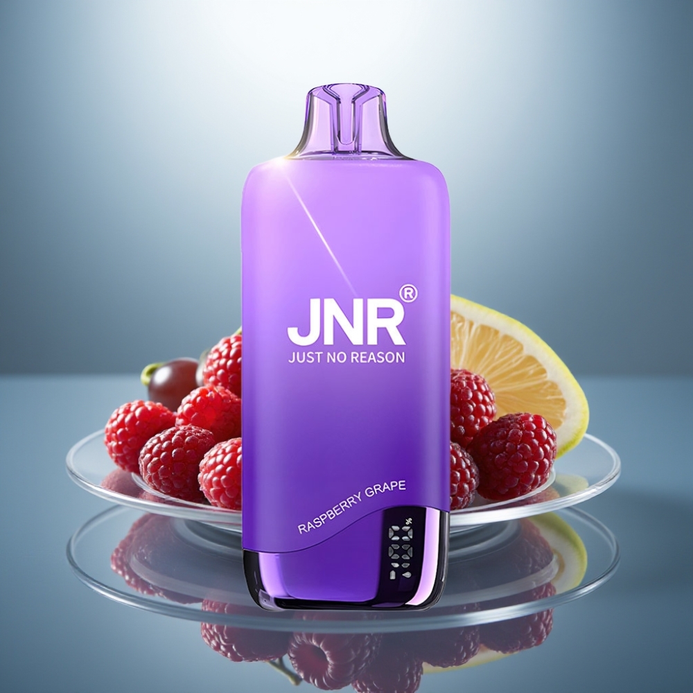 JNR Rainbow 10500 Puffs Disposable Vape Raspberry Grape 18ml 600mAh 0.8ohm