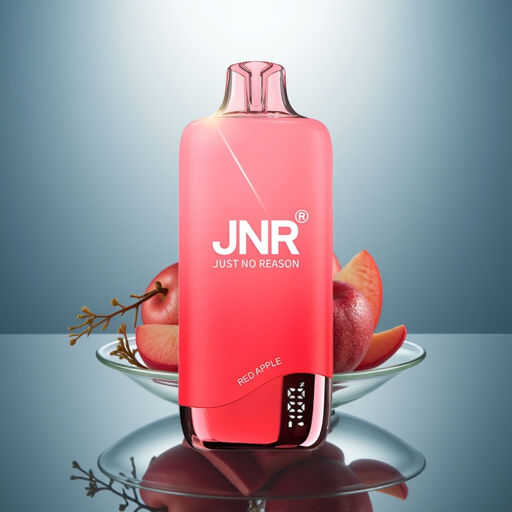 JNR Rainbow 10500 Puffs Disposable Vape Red Apple 600mAh 18ml 0.8ohm