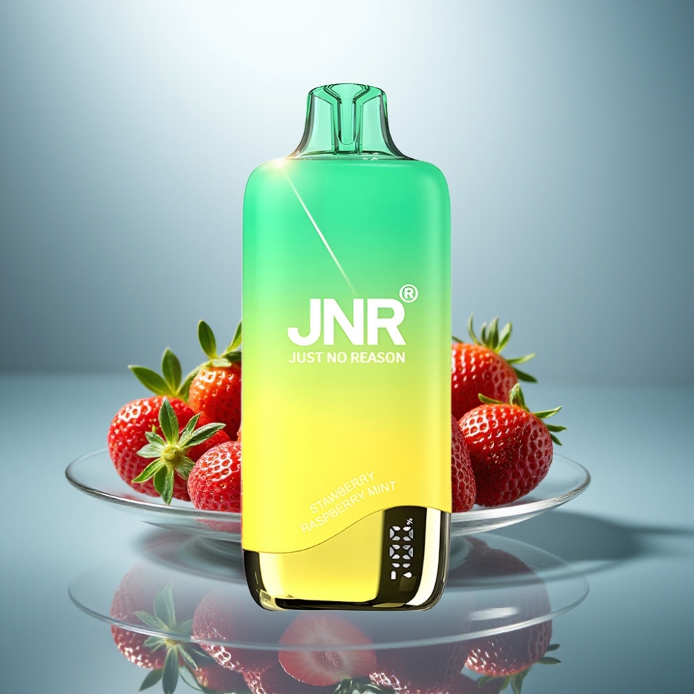 JNR Rainbow 10500 Puffs Disposable Vape Strawberry Peachmint 600mAh 18ml 0.8ohm