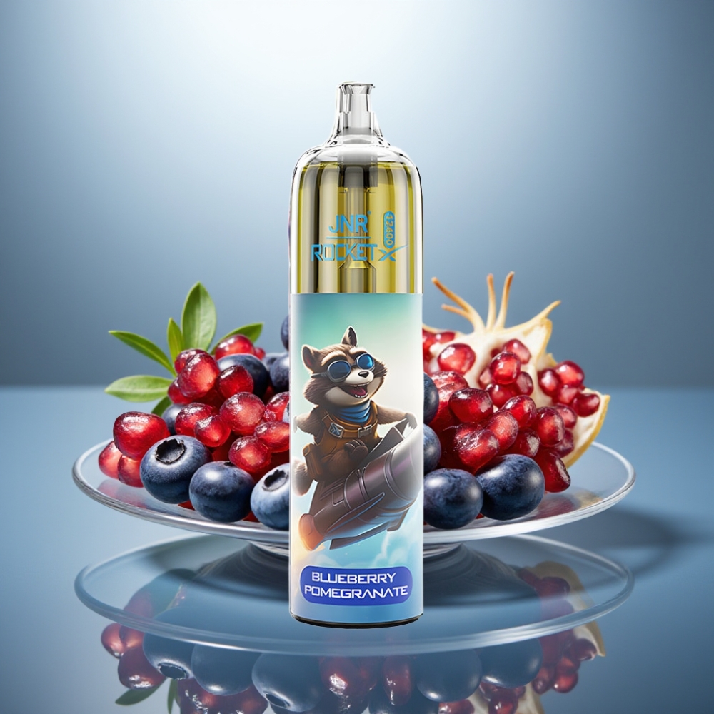 JNR Rocket-X 12400 Puffs Disposable Vape Blueberry Pomegranate 25ml 850mAh Type-C