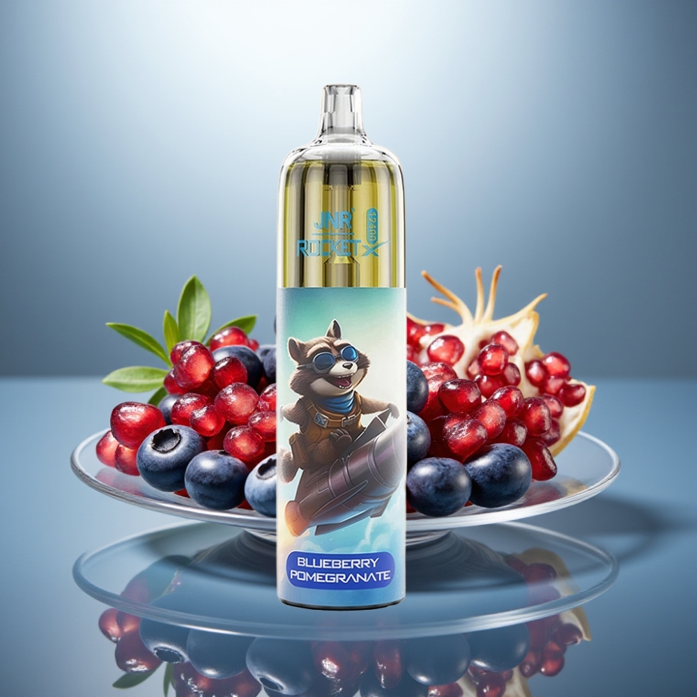 JNR Rocket-X 12400 Puffs Disposable Vape Blueberry Pomegranate 25ml 850mAh Type-C