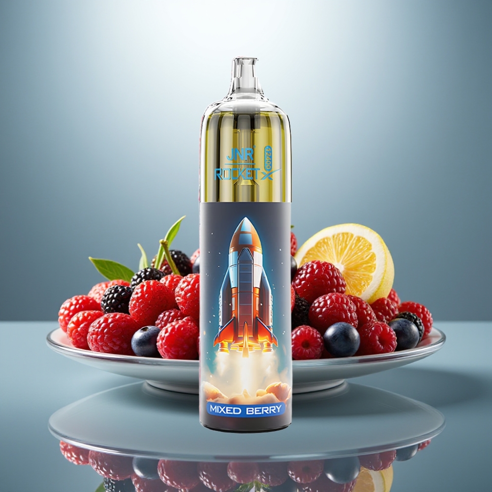 JNR Rocket-X 12400 Puffs Disposable Vape Mixed Berry Adjustable Airflow 25ml 850mAh