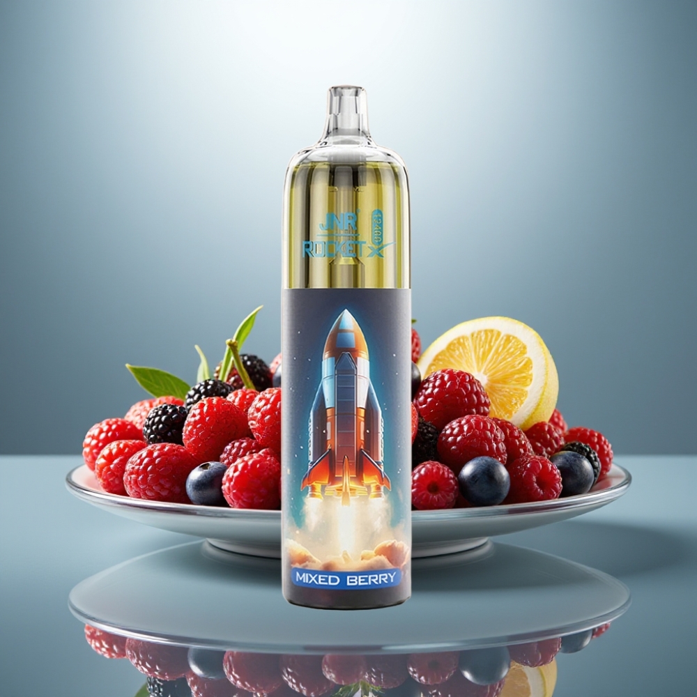 JNR Rocket-X 12400 Puffs Disposable Vape Mixed Berry Adjustable Airflow 25ml 850mAh