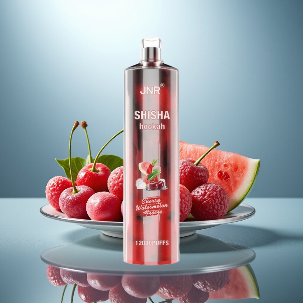 JNR Shisha Hookah 12000 Puffs 24ml 750mAh Cherry Watermelon Freeze