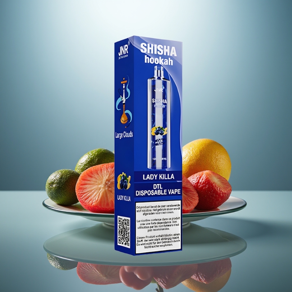 JNR Shisha Hookah 12000 Puffs Lady Killa 24ml 750mAh Type-C