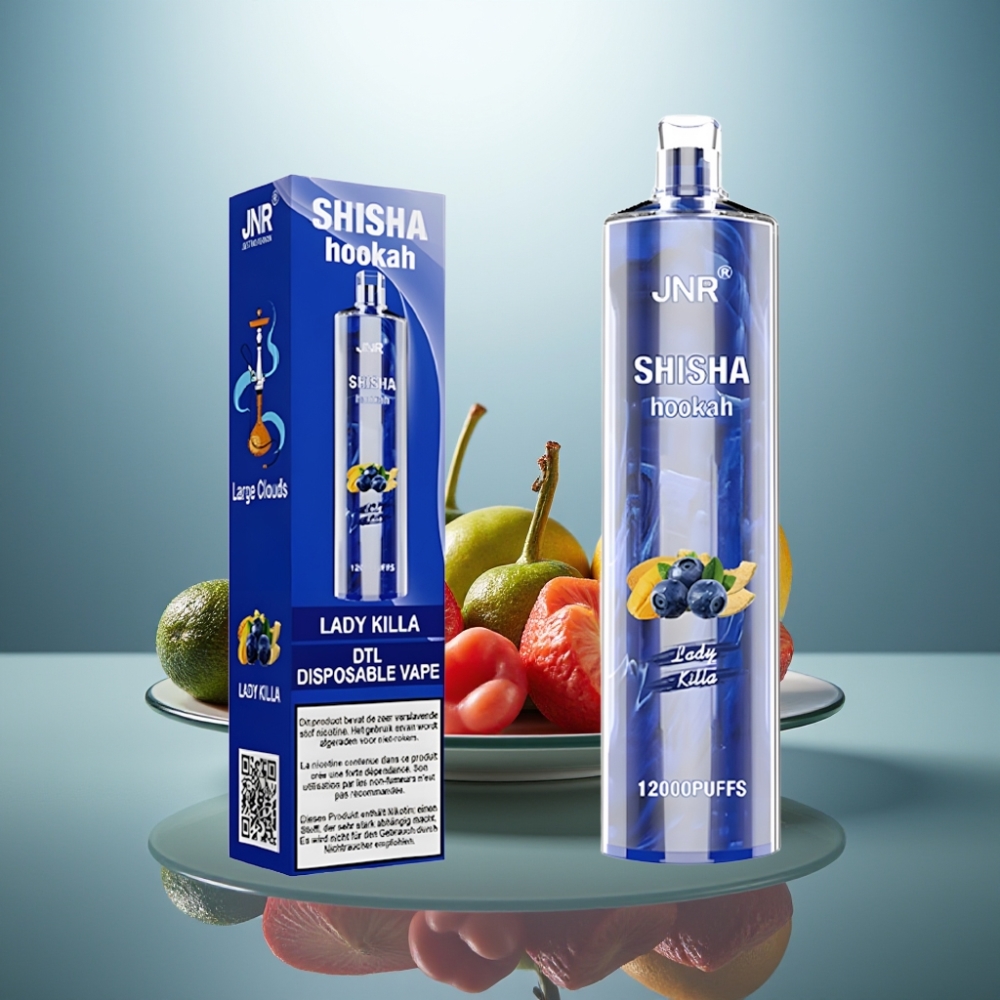 JNR Shisha Hookah 12000 Puffs Lady Killa 24ml 750mAh Type-C