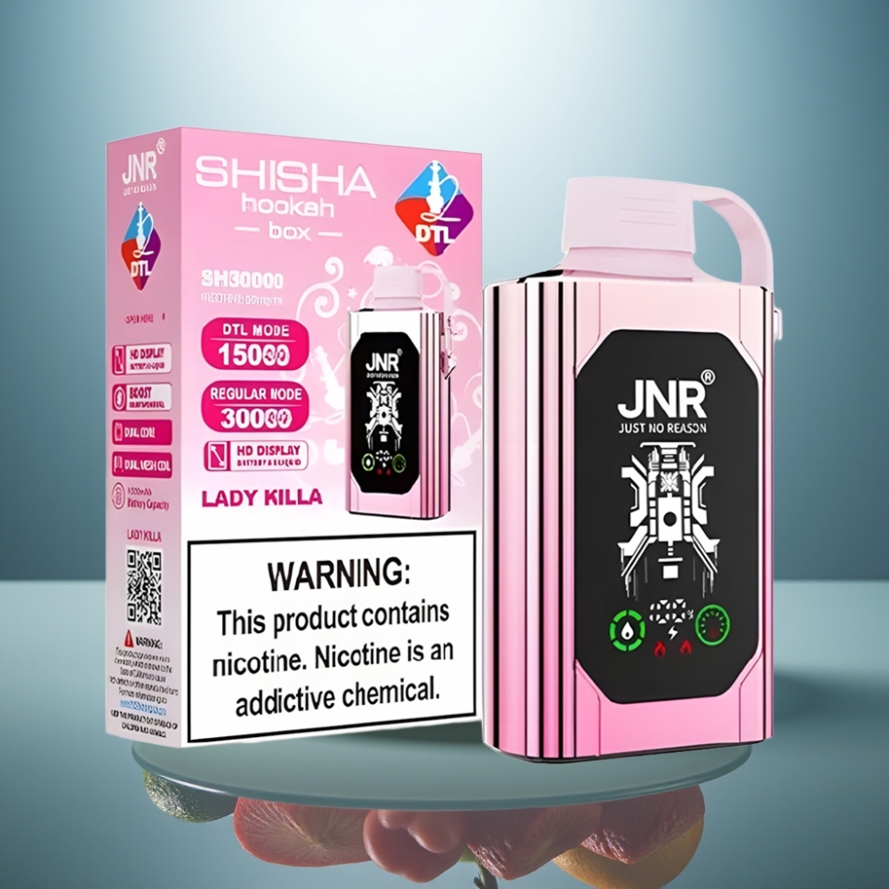 JNR Shisha Hookah Box 20500 Puffs Lady Killa 25ml 1000mAh Type-C