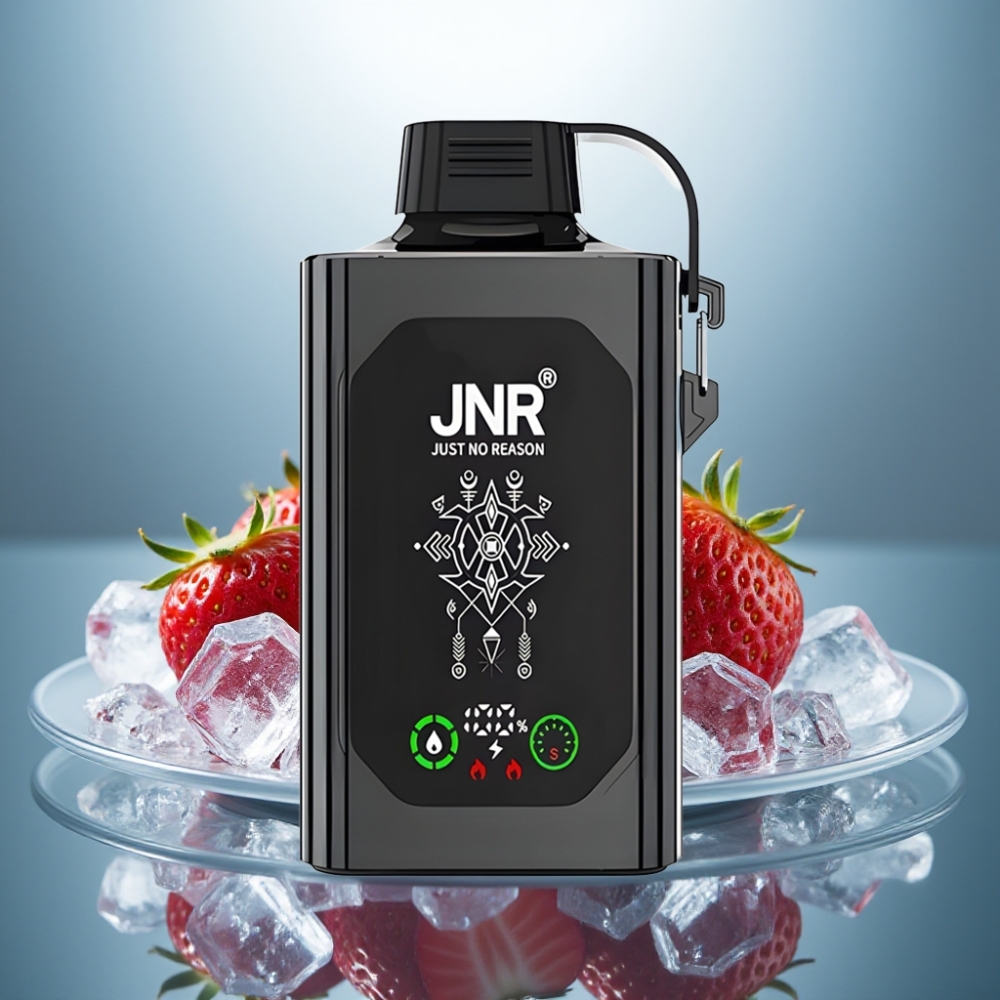 JNR Shisha Hookah Box 20500 Puffs Strawberry Ice 25ml 1000mAh Type-C
