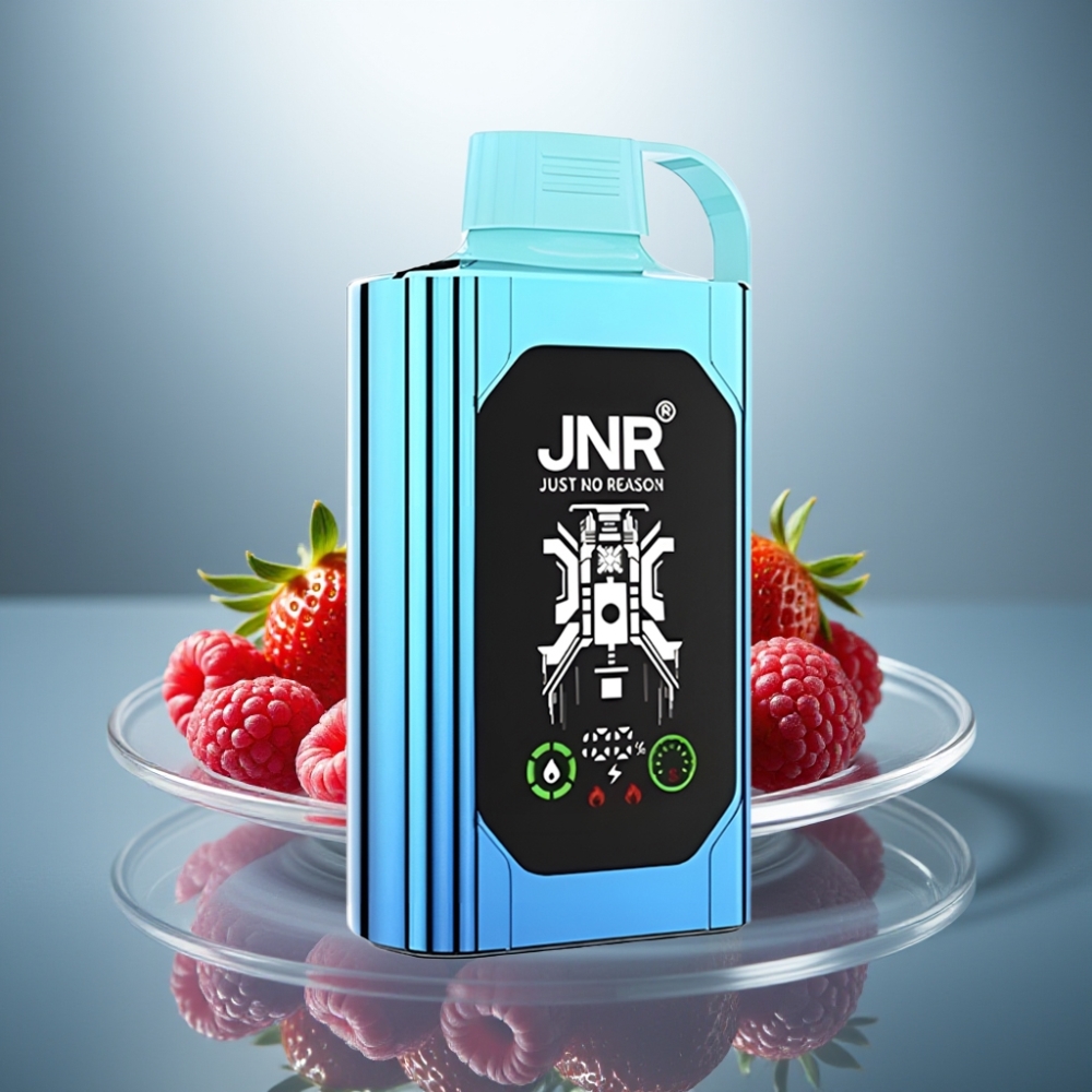 JNR Shisha Hookah Box 20500 Puffs Strawberry Raspberry Candy 25ml 1000mAh Dual Mesh