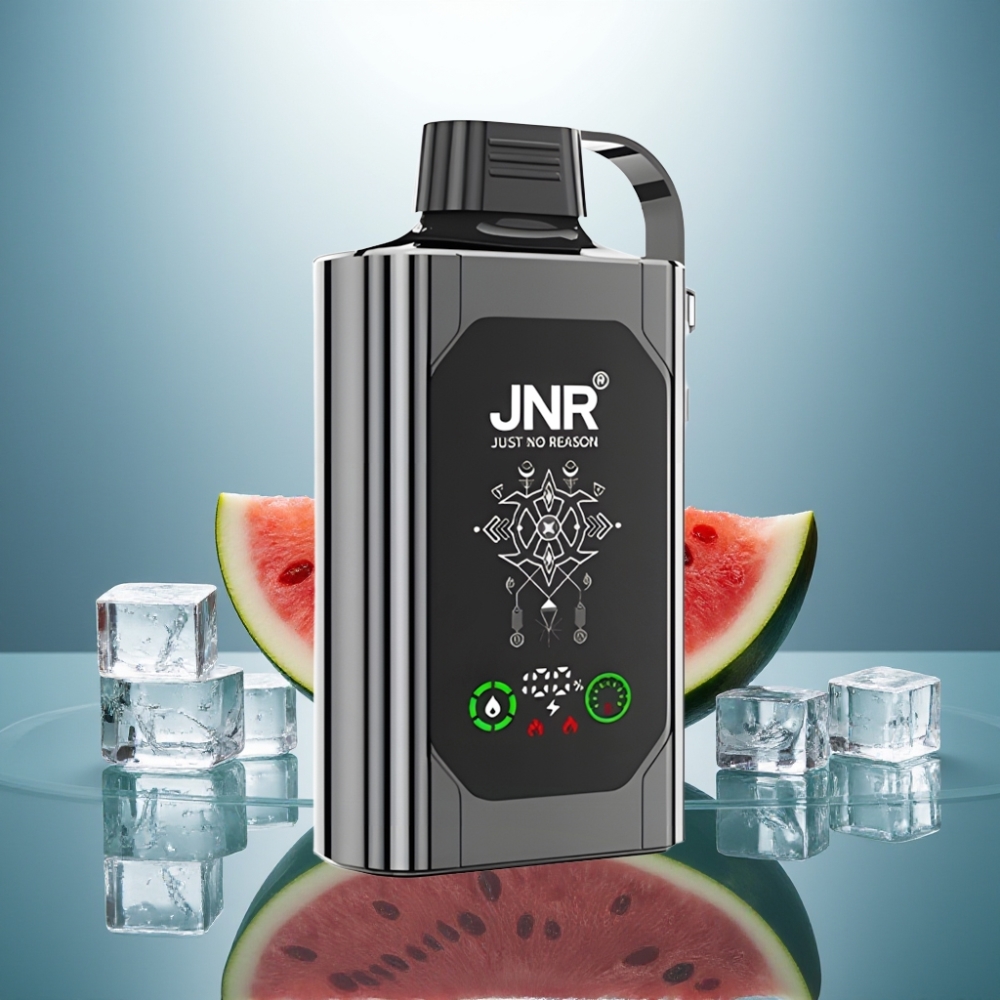 JNR Shisha Hookah Box 20500 Puffs Watermelon Ice 1000mAh 25ml Dual Mesh Coil Type-C