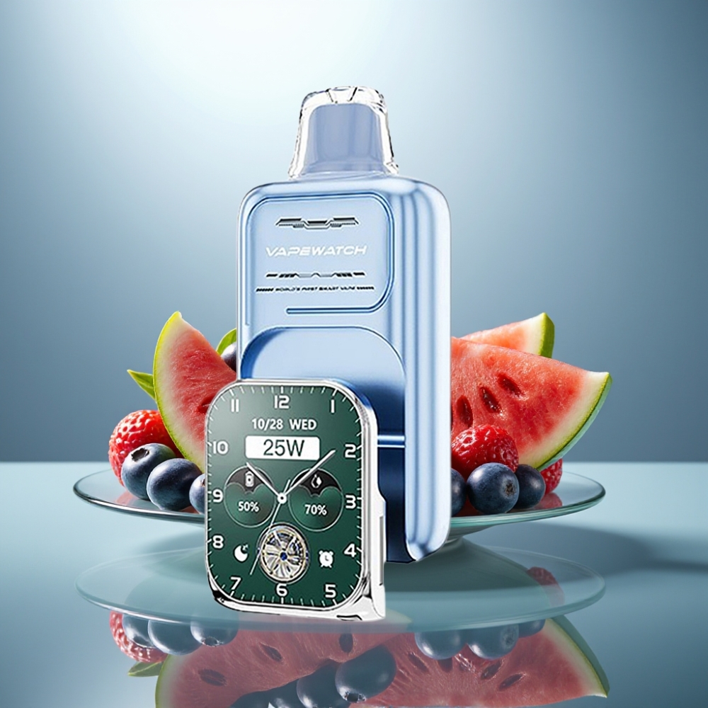 JNR VapeWatch 30000 Puffs Blueberry Watermelon 1000mAh 19mL 5%