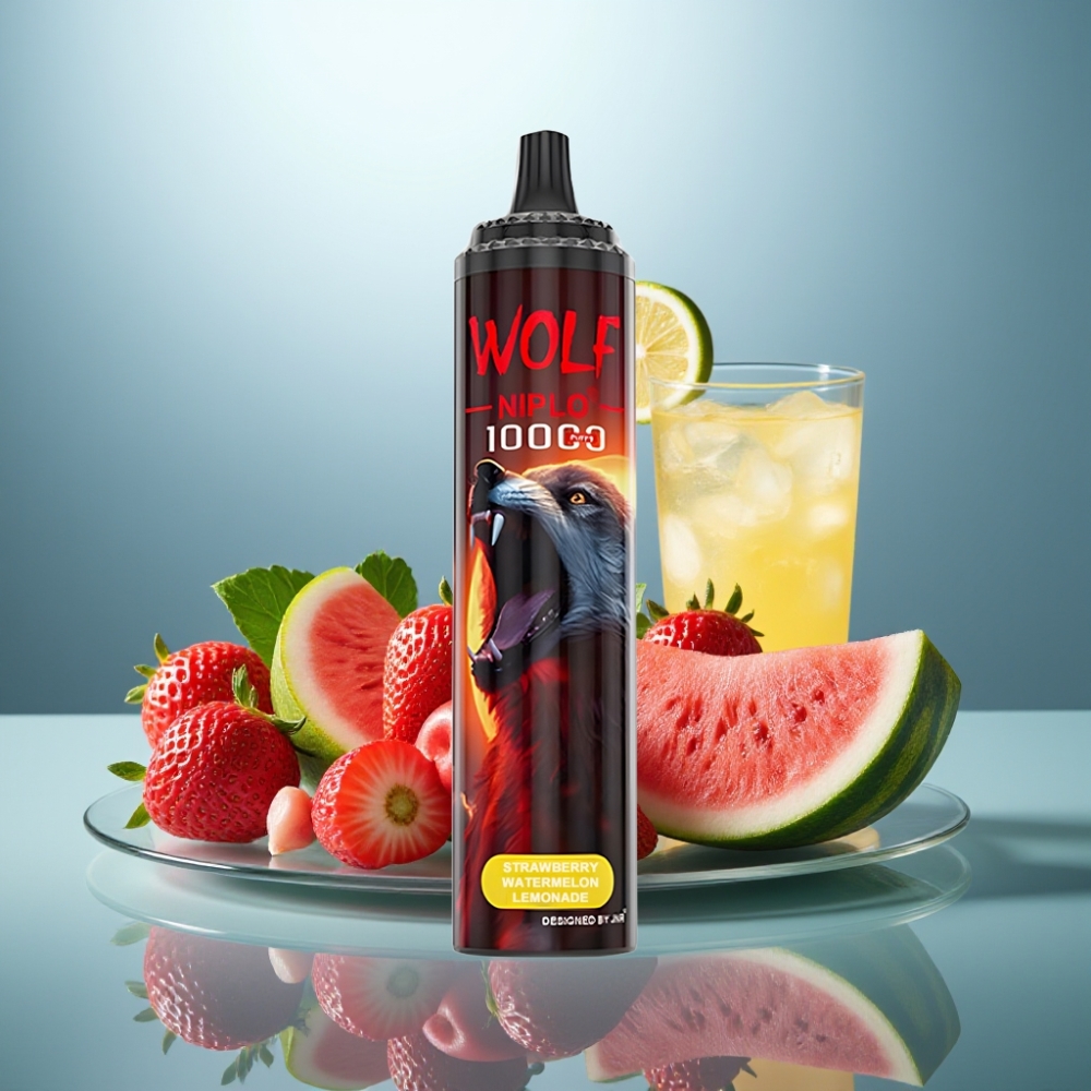 JNR Wolf Niplo 10000 Puffs 20ml 650mAh Strawberry Watermelon Lemonade