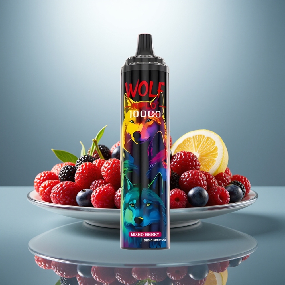 JNR Wolf Niplo 10000 Puffs Mixed Berry 20ml 650mAh Type-C