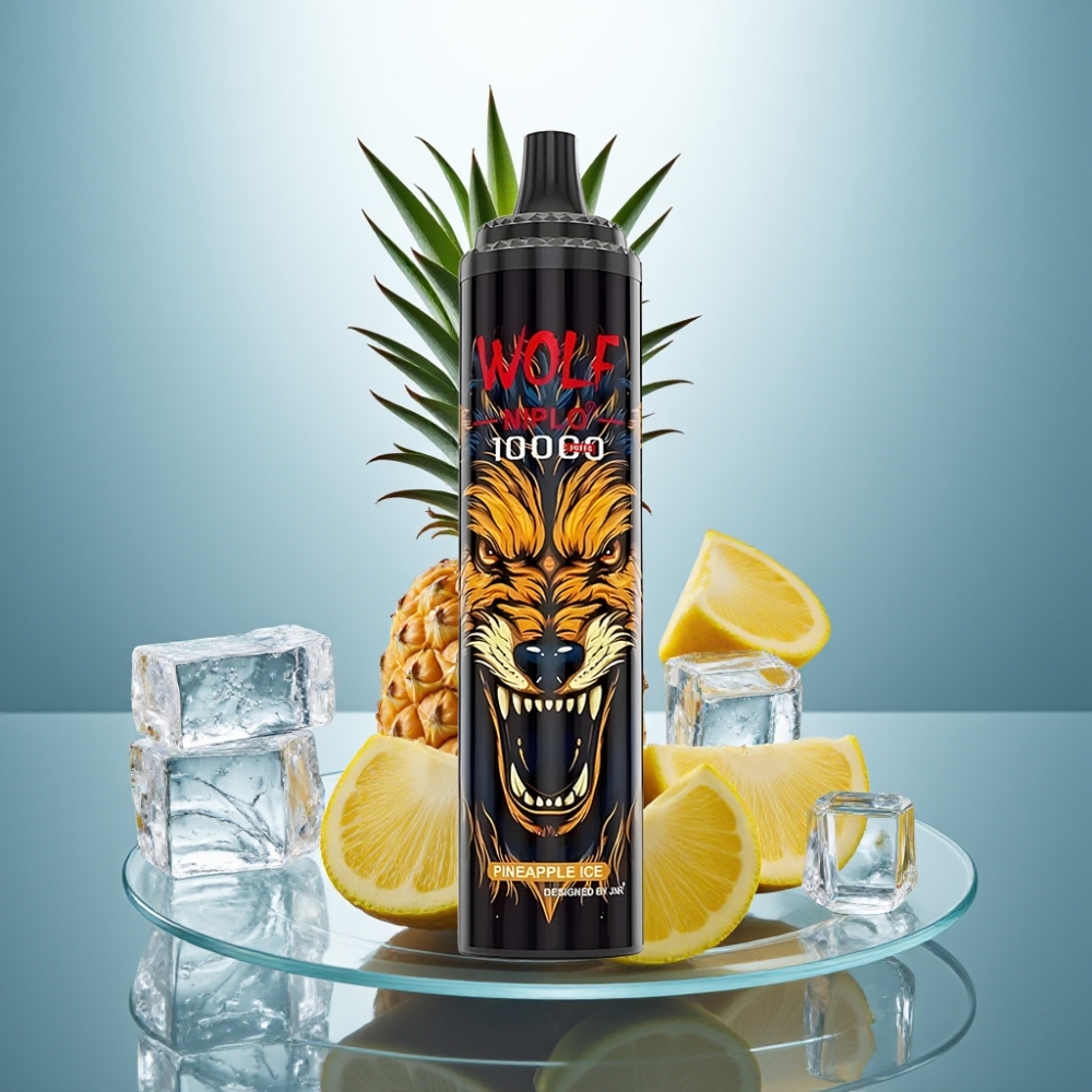 JNR Wolf Niplo 10000 Puffs Pineapple Ice 1.0Ohm 650mAh 20ml