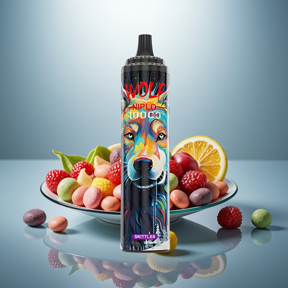 JNR Wolf Niplo 10000 Puffs Skittles 20ml 650mAh Type-C