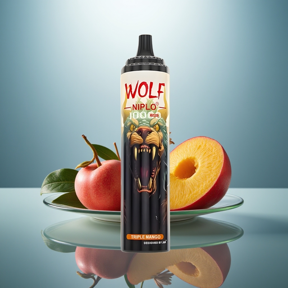 JNR Wolf Niplo 10000 Puffs Triple Mango 20ml 650mAh Type-C