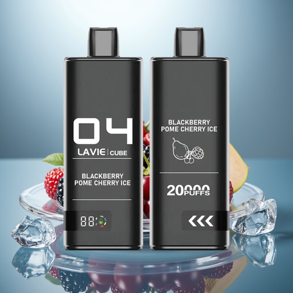 Lavie Cube 20000 Puffs Disposable Vape Blackberry Pome Cherry Ice 28mL 5% Type C