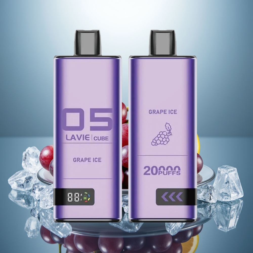 Lavie Cube 20000 Puffs Disposable Vape Grape Ice 28ML 5% Type C