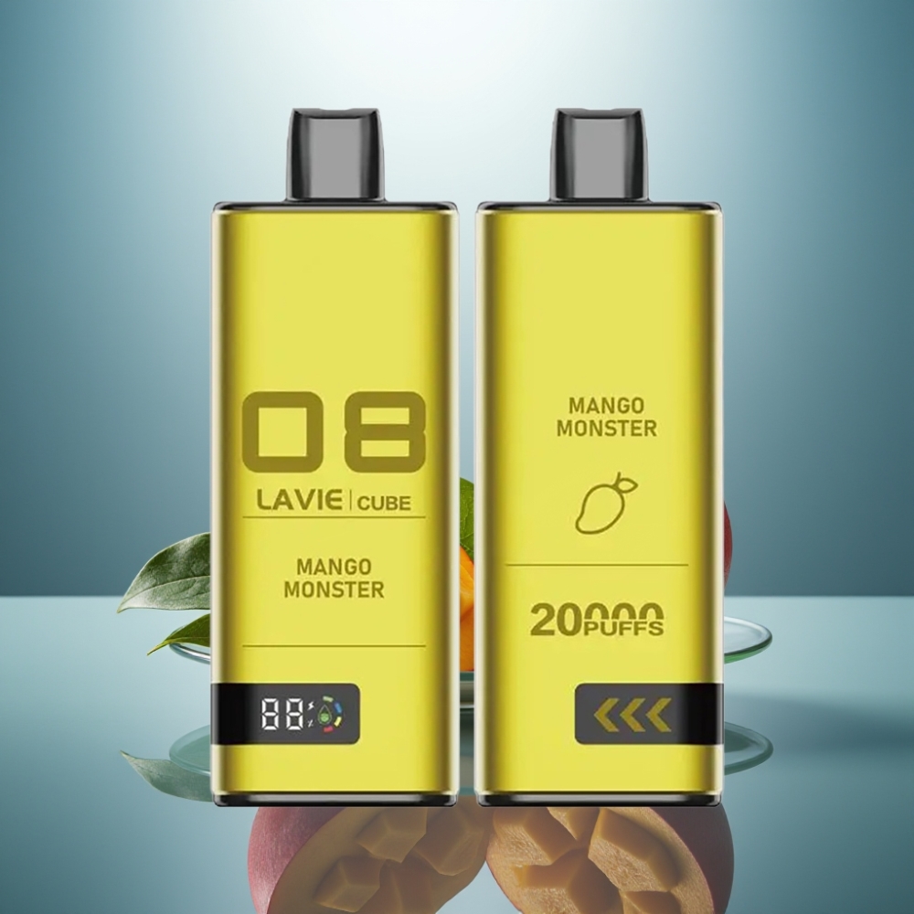 Lavie Cube 20000 Puffs Disposable Vape Mango Monster 28ML 5% Type C