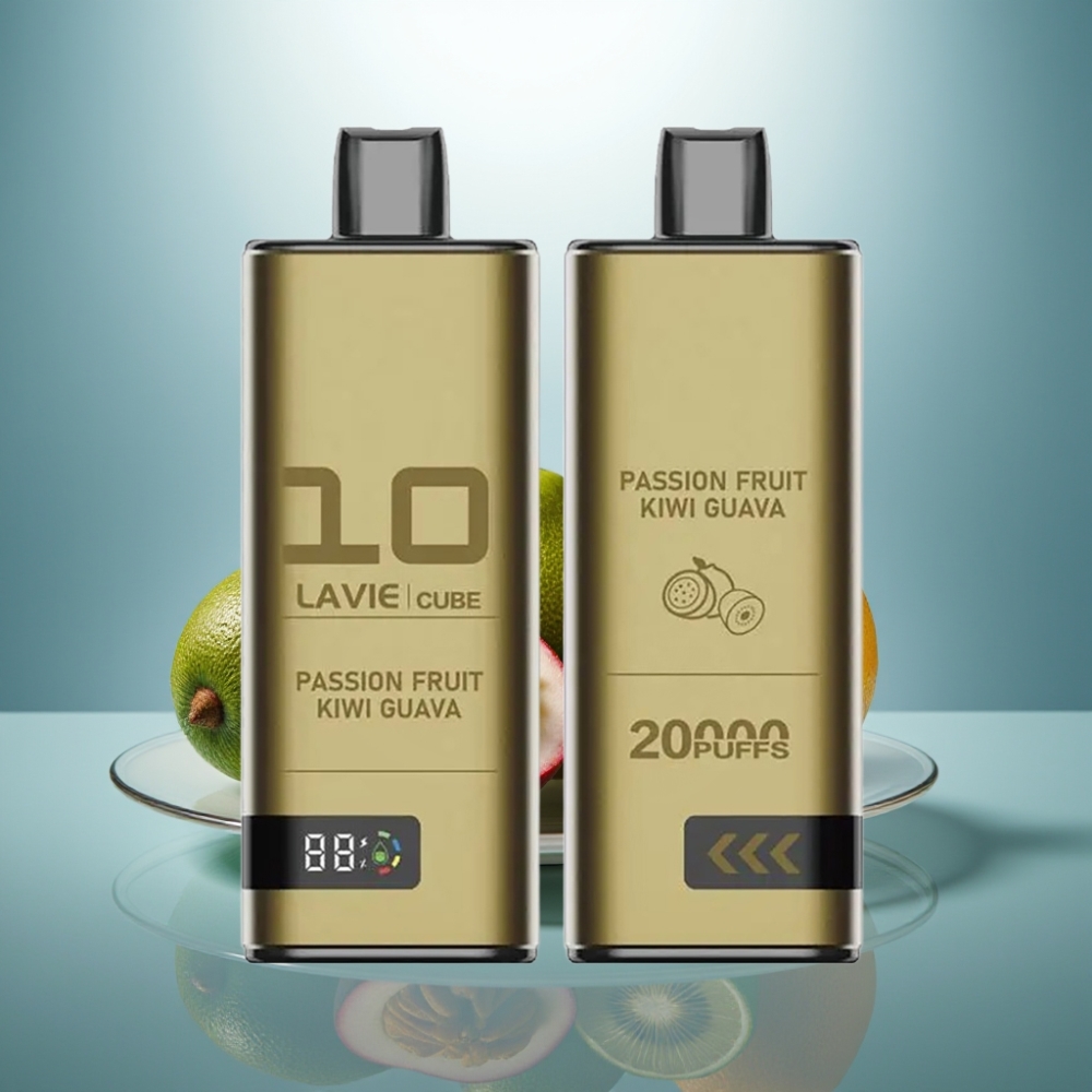 Lavie Cube 20000 Puffs Disposable Vape Passion Fruit Kiwi Guava 28mL 5% Type C