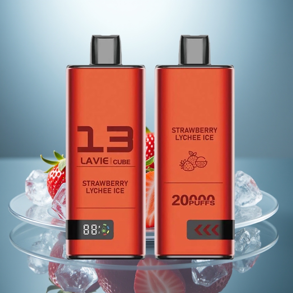 Lavie Cube 20000 Puffs Disposable Vape Strawberry Lychee Ice 28mL 5% Type C