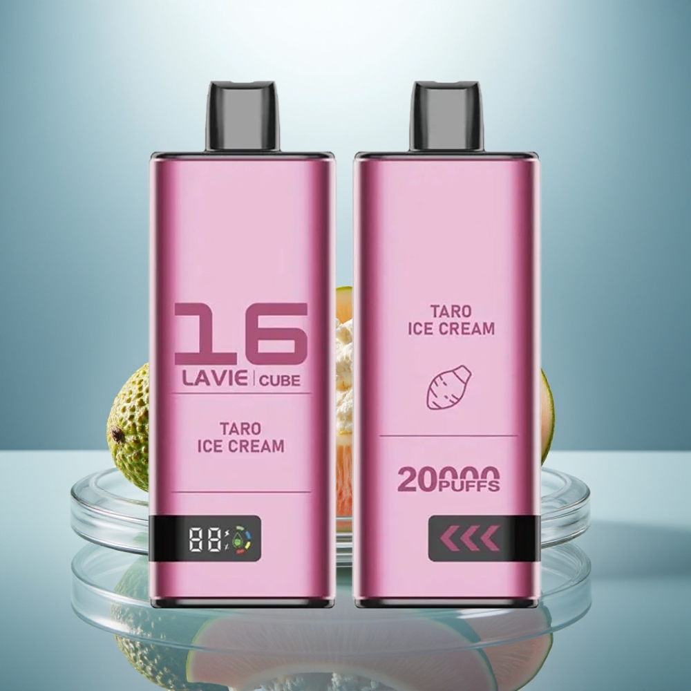 Lavie Cube 20000 Puffs Disposable Vape Taro Ice Cream 28mL 5% Type C