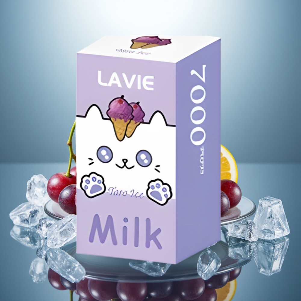 LAVIE Milk 7000 Puffs 16ML 600mAh Type C Grape Ice