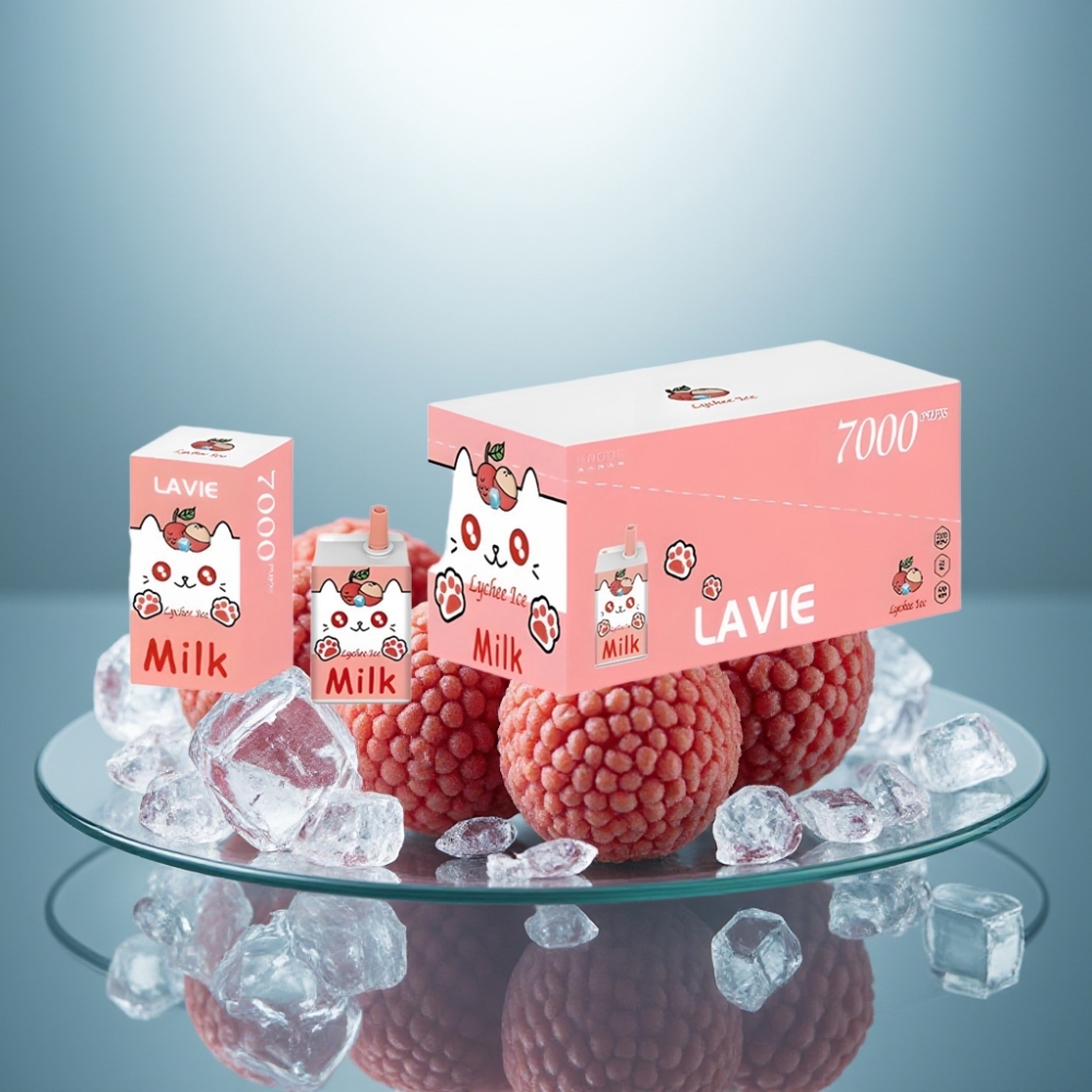 LAVIE Milk 7000 Puffs 16ML 600mAh Type C Lychee Ice