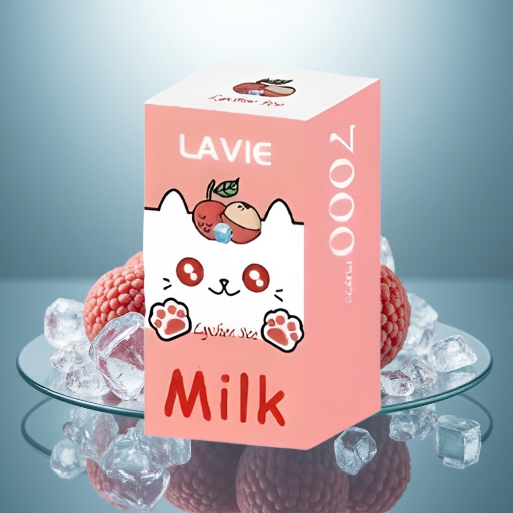 LAVIE Milk 7000 Puffs 16ML 600mAh Type C Lychee Ice