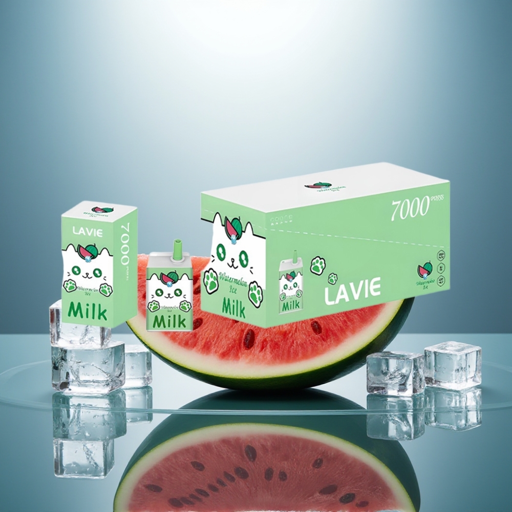 LAVIE Milk 7000 Puffs 16ML 600mAh Watermelon Ice