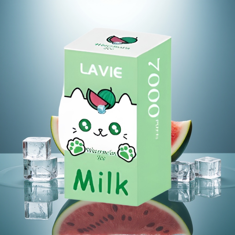 LAVIE Milk 7000 Puffs 16ML 600mAh Watermelon Ice