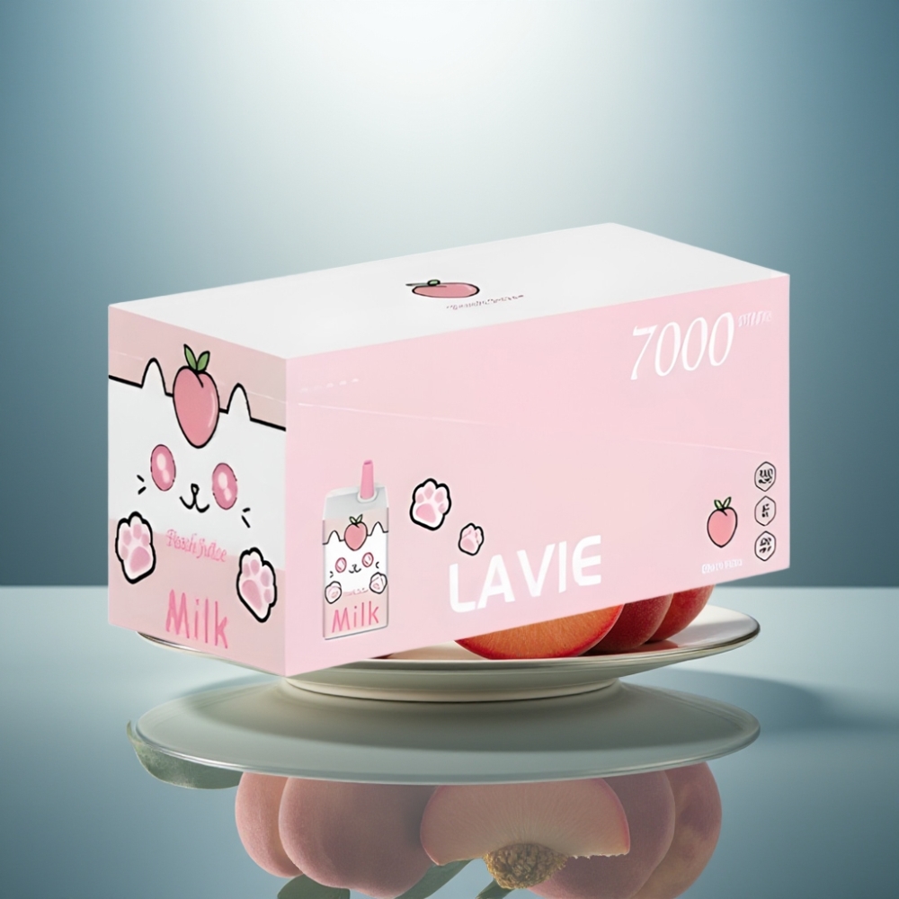 LAVIE Milk 7000 Puffs Peach Juice 16ML 5% 600mAh Type C