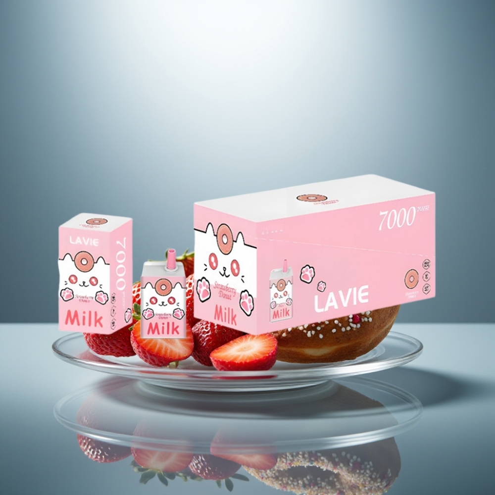 LAVIE Milk 7000 Puffs Strawberry Donut 16ML 600mAh Type C