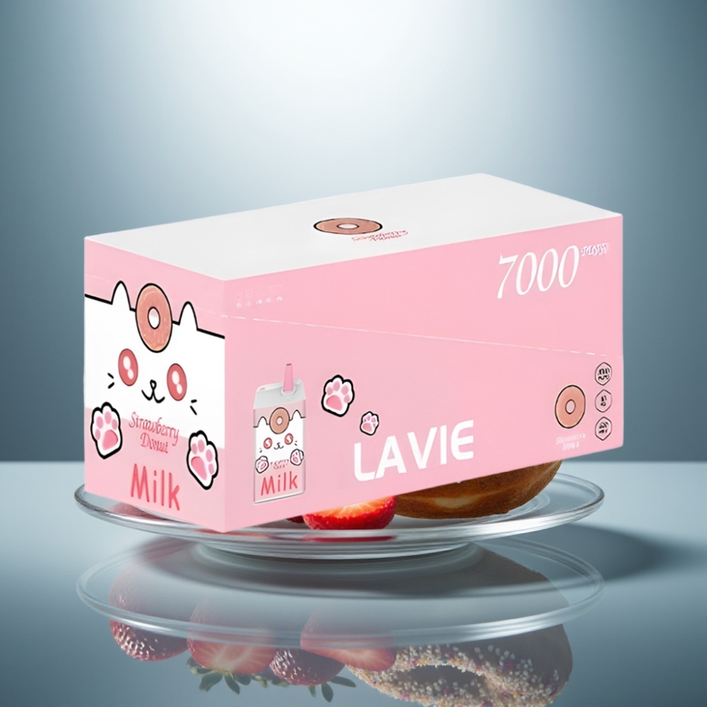 LAVIE Milk 7000 Puffs Strawberry Donut 16ML 600mAh Type C