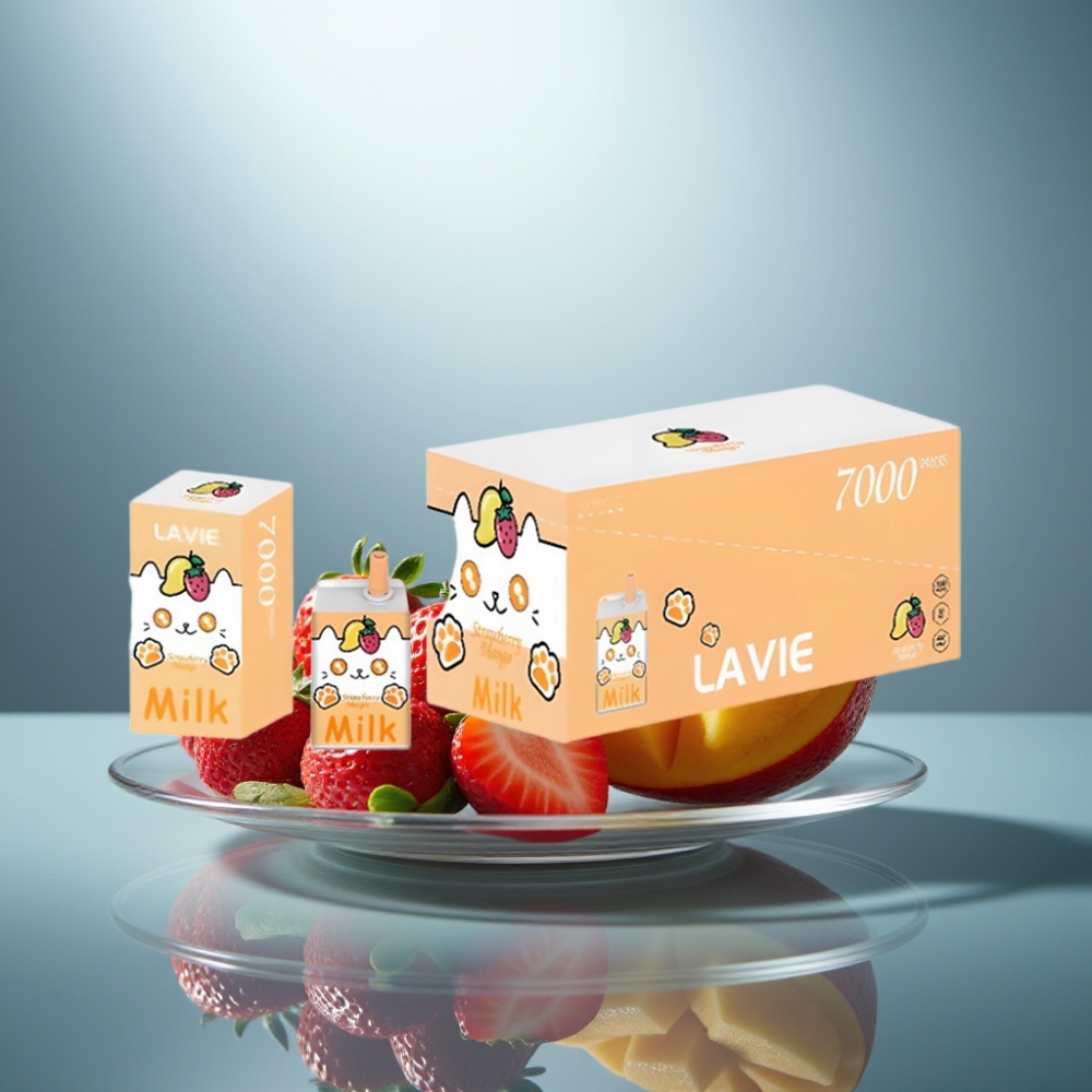 LAVIE Milk 7000 Puffs Strawberry Mango 16ML 600mAh Type C