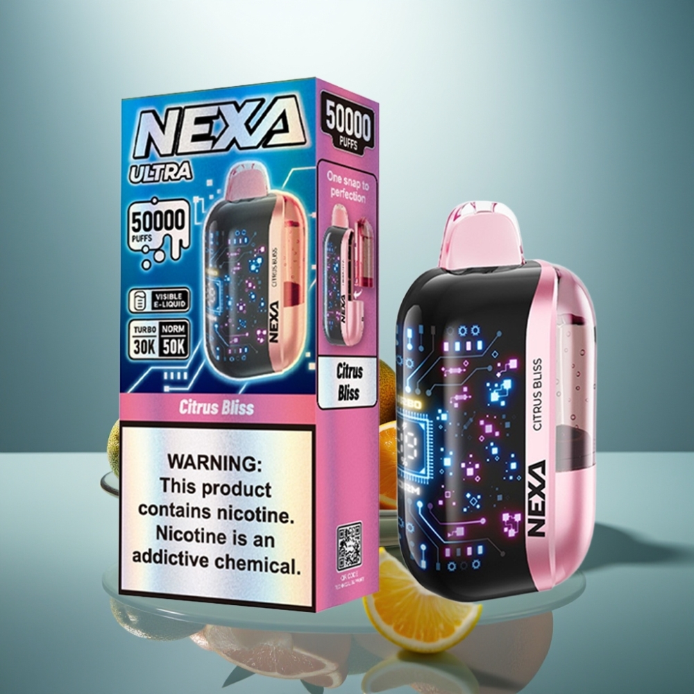 NEXA Ultra 50000 Puffs Disposable Vape Citrus Bliss 20ml 5% Type-C