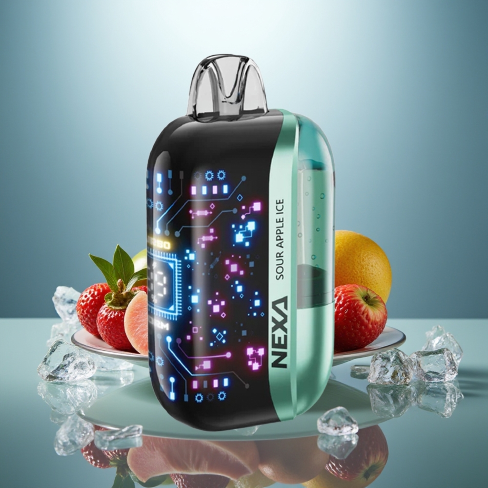 NEXA Ultra 50000 Puffs Disposable Vape Sour Apple Ice 20ml 5% Type-C