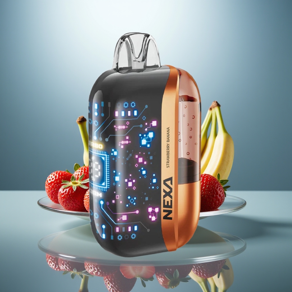 NEXA Ultra 50000 Puffs Disposable Vape Strawberry Banana 20mL 5% Type-C