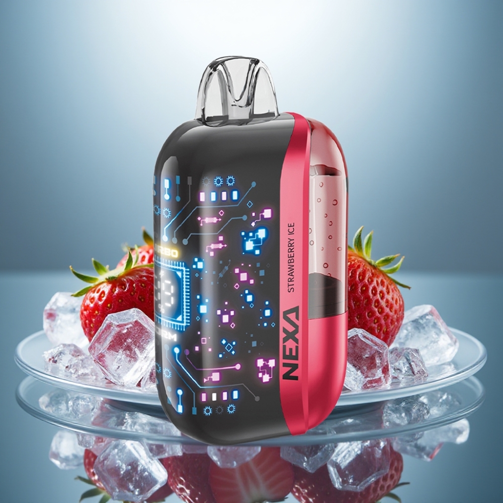 NEXA Ultra 50000 Puffs Disposable Vape Strawberry Ice 20ml 5% Type-C