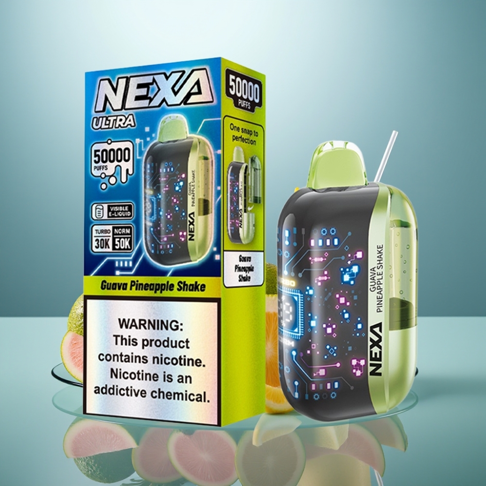NEXA Ultra 50K Disposable Vape Guava Pineapple Shake 20ml 5% 0.9ohm