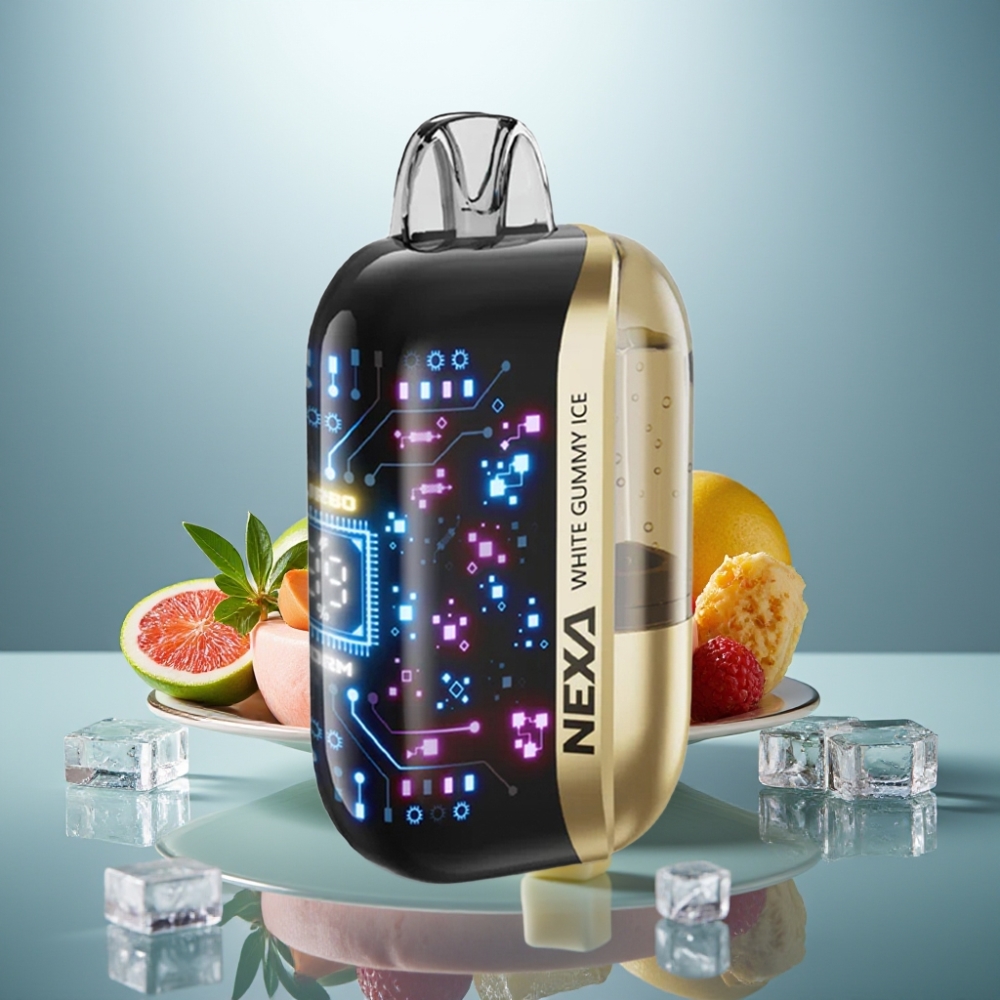 NEXA Ultra 50K Disposable Vape White Gummy Ice 20ml 5% 0.9ohm